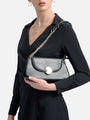 Faux Leather Shoulder Bag