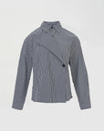 Classic Pinstriped Button-Down Shirt