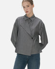 Personalized fashion ladies' splice shirt