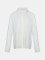 Textured Pleat Long Sleeve Blouse