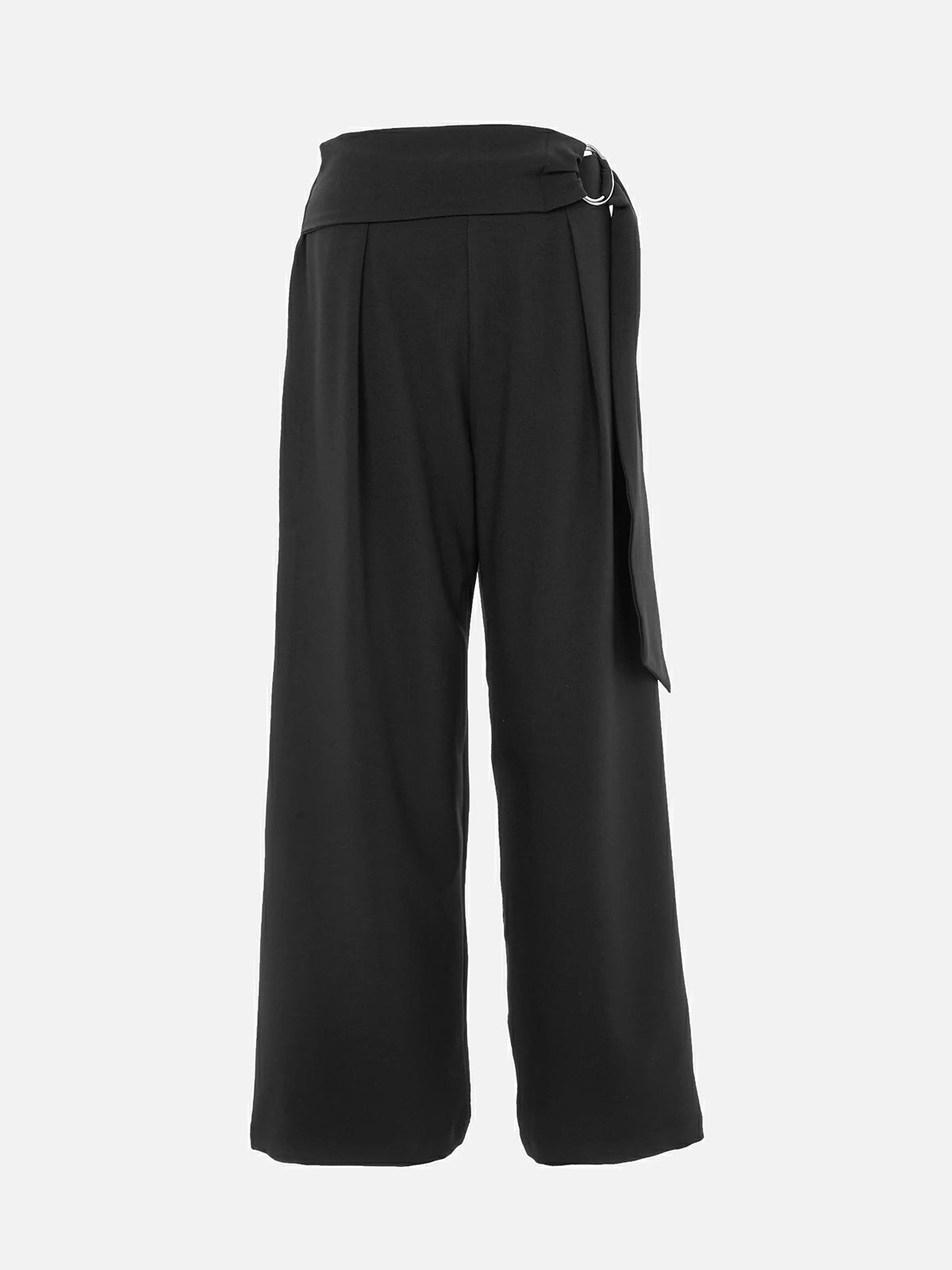 Classic Wide-Leg Trousers With Belt