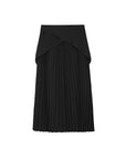 Pleated midi skirt combining modern elements with timeless elegance
