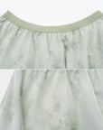 lightweight Printed Mesh Midi Skirt