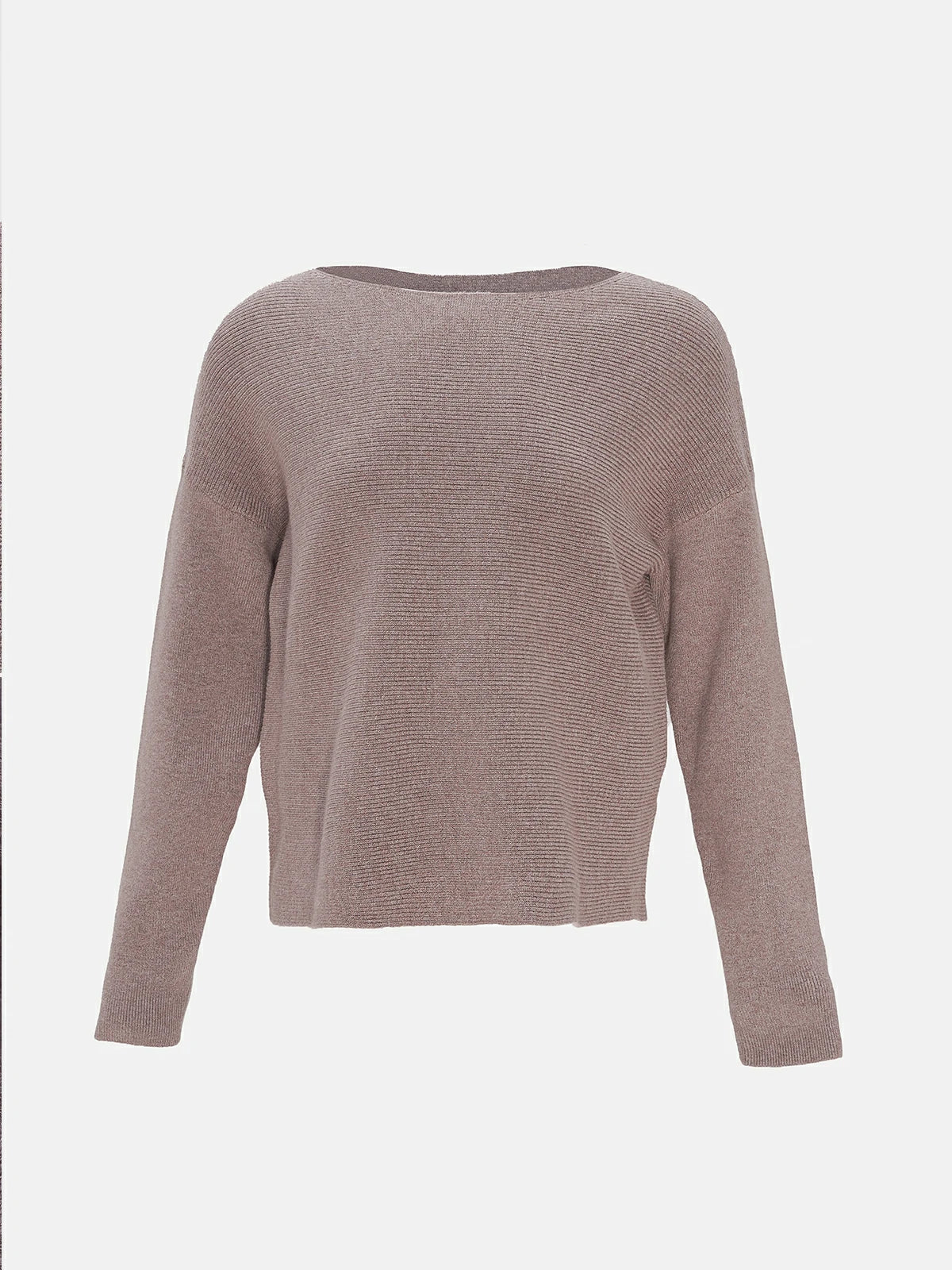 Solid Color Cropped Pullover Sweater