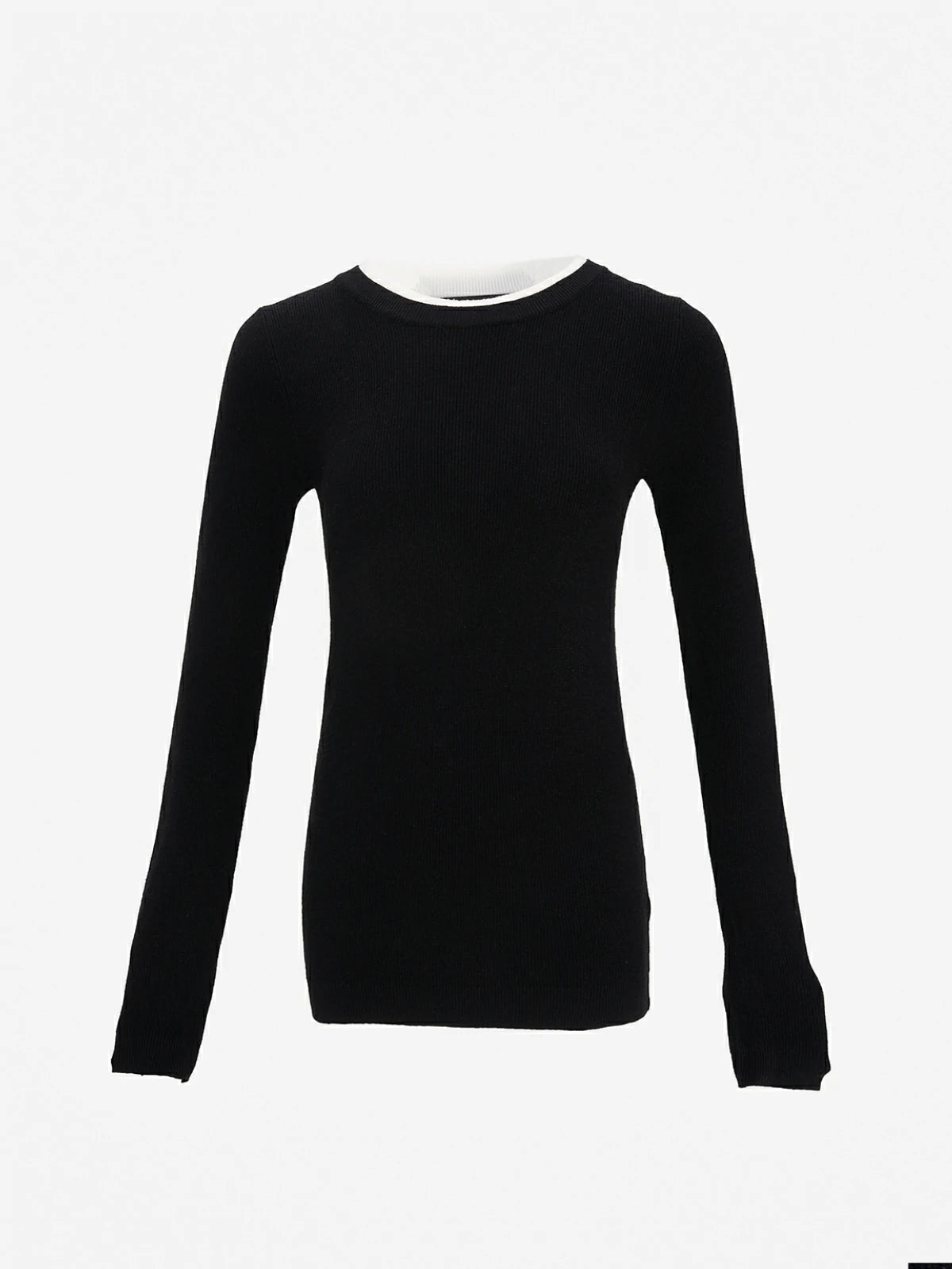 Round Neck Slim-fit Knit Sweater