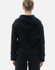 Comfortable and trendy loose-fit hooded knit for casual occasions