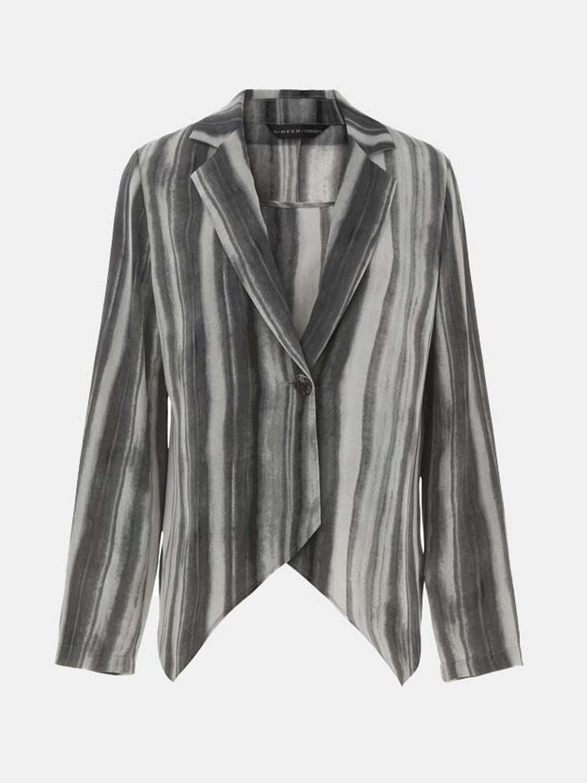 Casual Ink Wash Blazer &amp; Tank Top