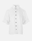 Classic Court Sleeves Button Down Shirt