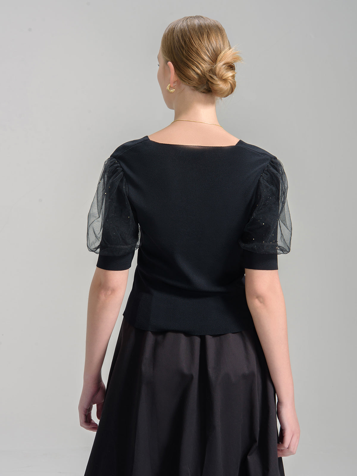 Knit Twist Front Crop Top