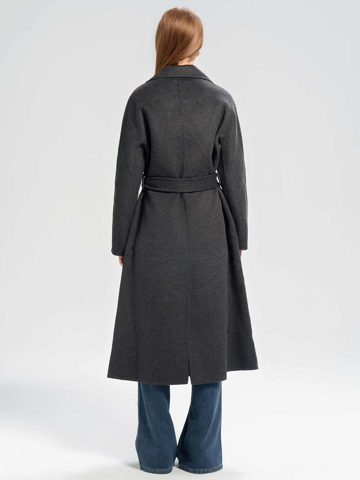 Belted Wool Longline Coat