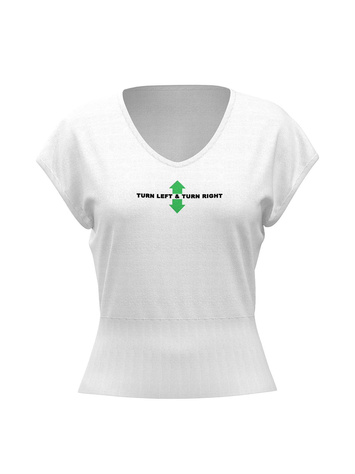Ribbed Cap Sleeves Top