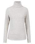 Women's casual high-neck basic cover finger long-sleeved bottoming T-shirt S21480201 - S·DEER