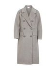 Casual Suit Collar Double Breasted Straight Woolen Coat