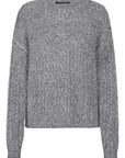 SDEER Round neck loose long-sleeved sweater - S·DEER