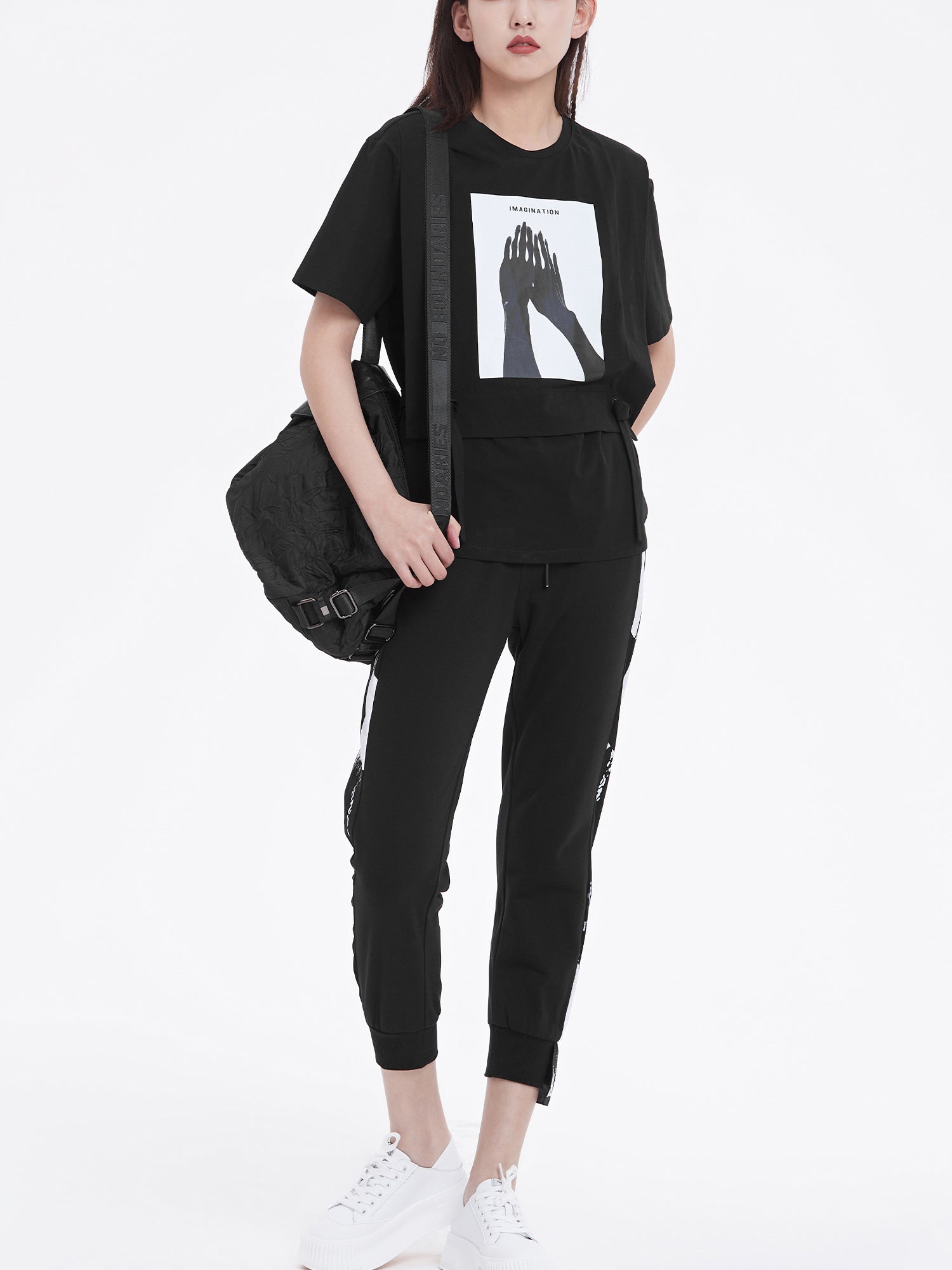Women's Soft Cotton Jogger Pants Drawstring Pockets Track Sweatpants - S·DEER