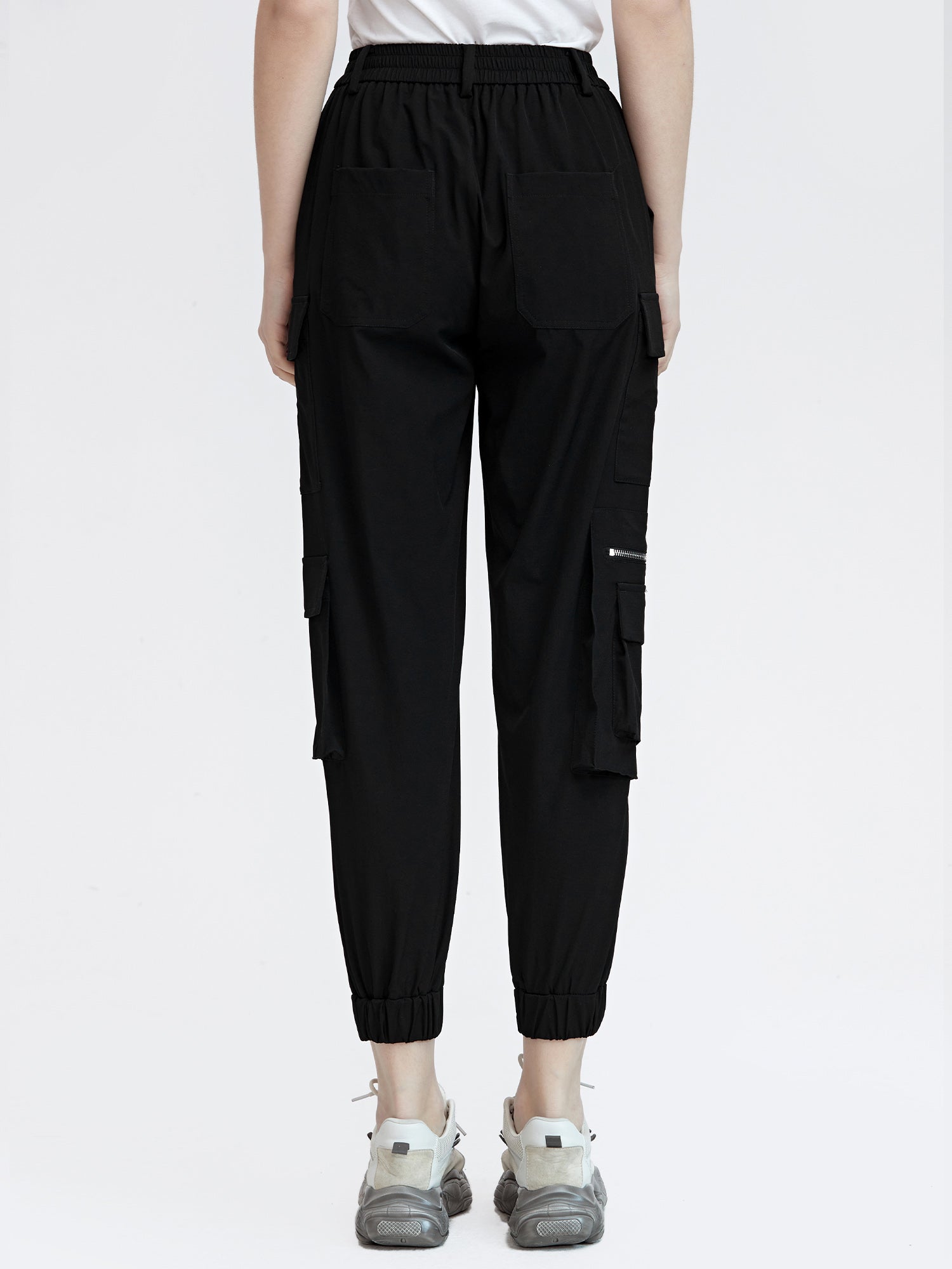 S.DEER  Casual Work Pants Straight Leg Trousers - S·DEER
