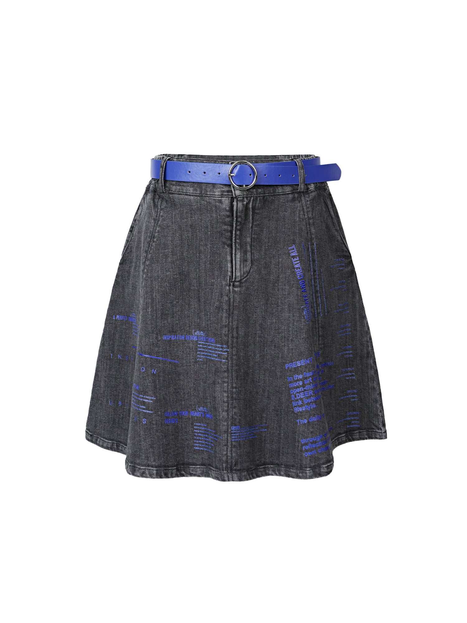 A-line Denim Short Skirt - S·DEER