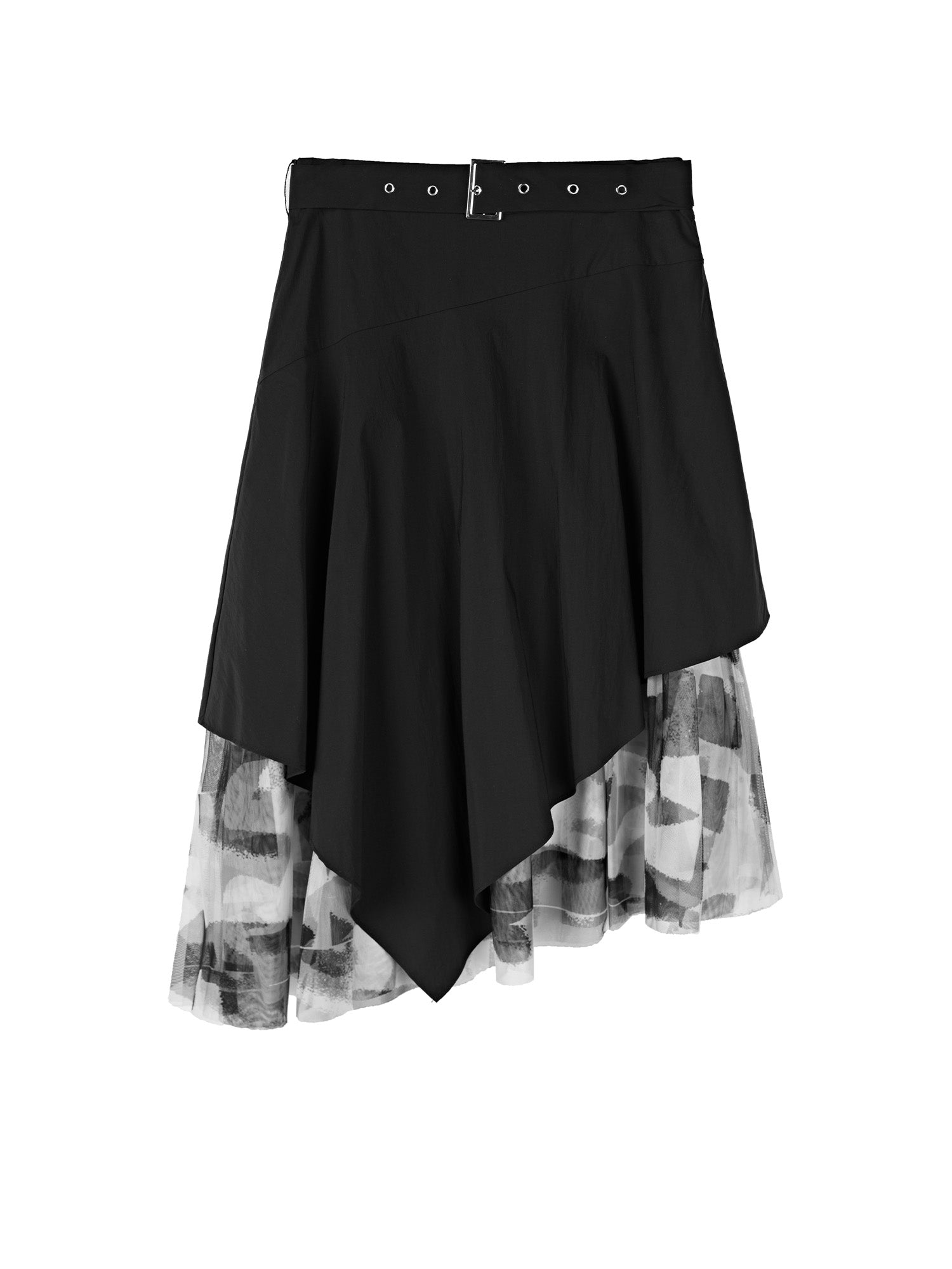 The unique design of the long skirt adds a touch of personality to women's outfits