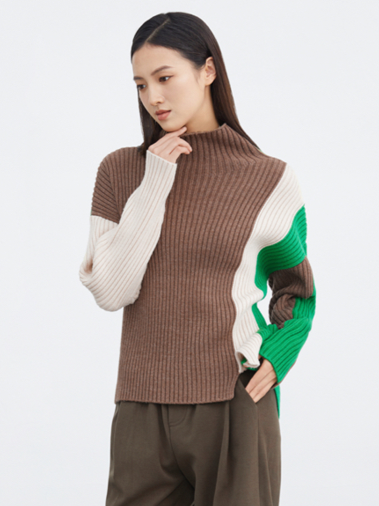 High Neck Loose Sweater