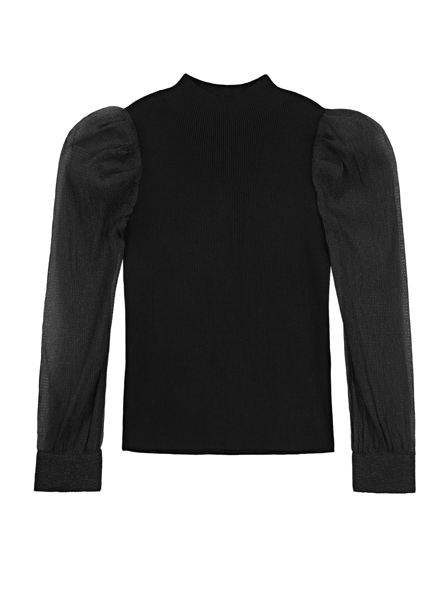 Mesh-paneled Slim-fit Sweater - S·DEER