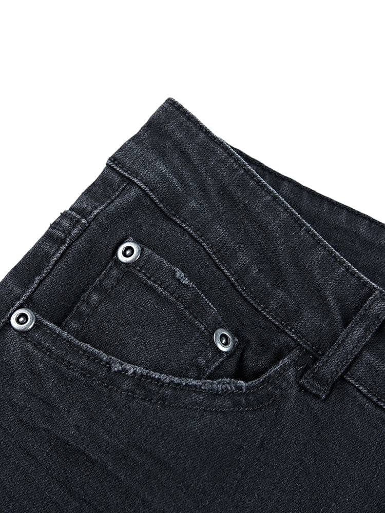 S.DEER  slim-fit frayed jeans - S·DEER