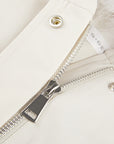 SDEER Mid-length Parker Cotton Jacket With Fur Collar And Hood - S·DEER