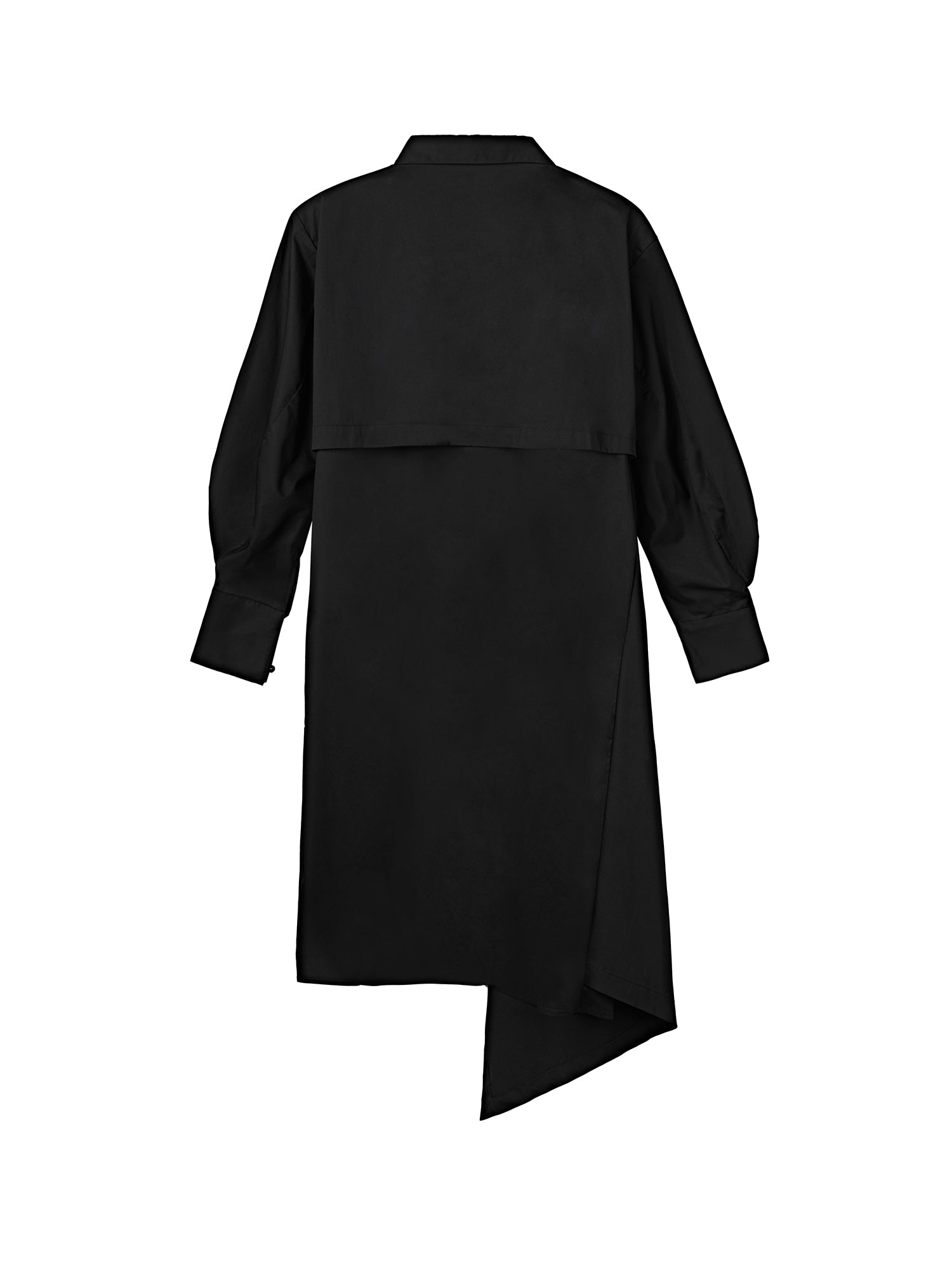 Irregular Panel Lapel Dress