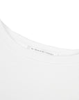S.DEERLoose round neck ink smudge white long-sleeved T-shirt S21380206 - S·DEER