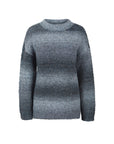 SDEER Casual Round Neck Gradual Drop Shoulder Sweater - S·DEER